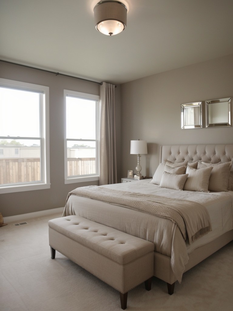 Create a Spacious & Elegant Bedroom with Taupe Tones!