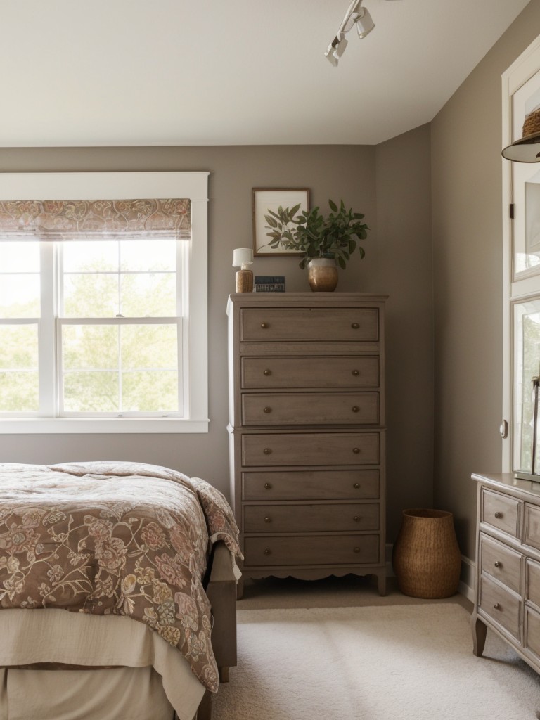 Eclectic Charm: Stunning Taupe Bedroom Designs