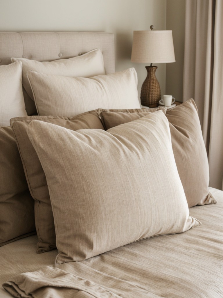 Cozy & Chic: Neutral Throw Pillows for Your Bedroom.