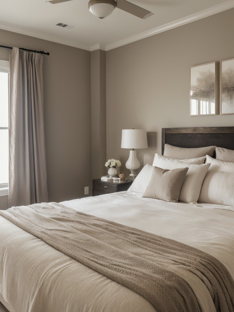 Serene and Spa-Like Taupe Bedroom Inspiration