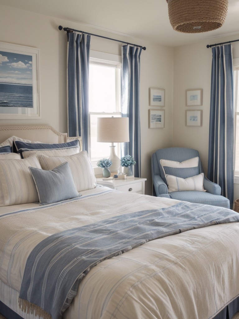 Beachy Vibes: Coastal-inspired Apartment Bedroom