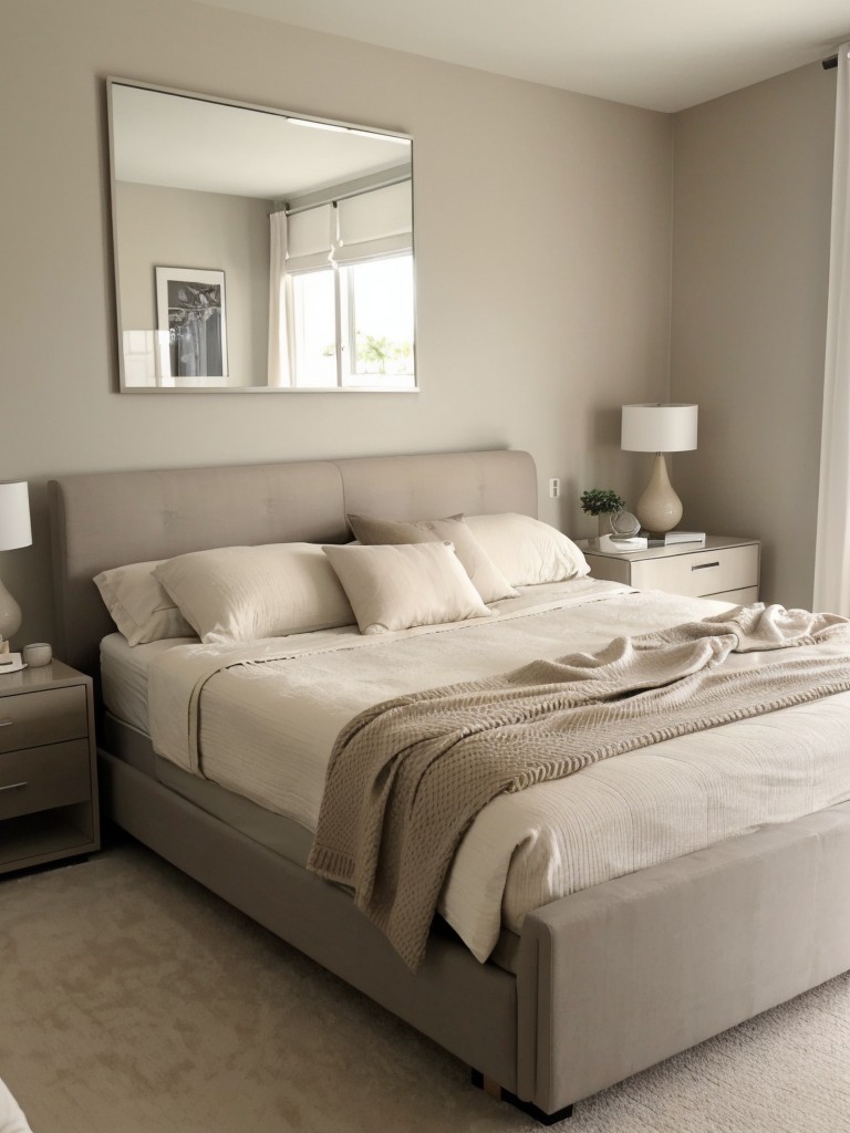 Tranquil Taupe: Stylish Apartment Bedroom Ideas