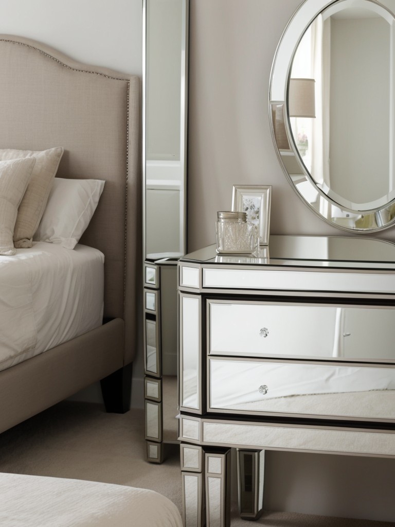 Chic & Glam: Mirrored Furniture for Spacious Apartment Vibes