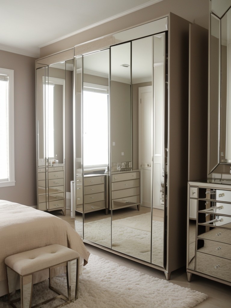 Add Glam to Your Bedroom with Mirrored Wardrobes! Reflect Light & Make Space!