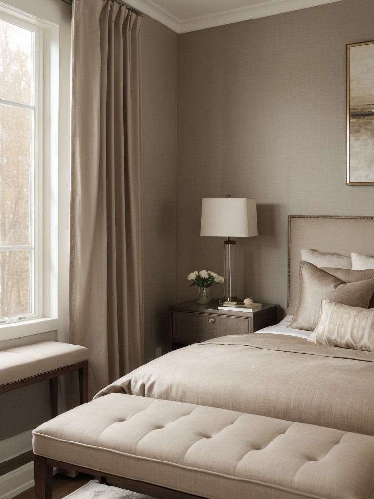 Add Elegance to Your Bedroom with Chic Taupe Decor