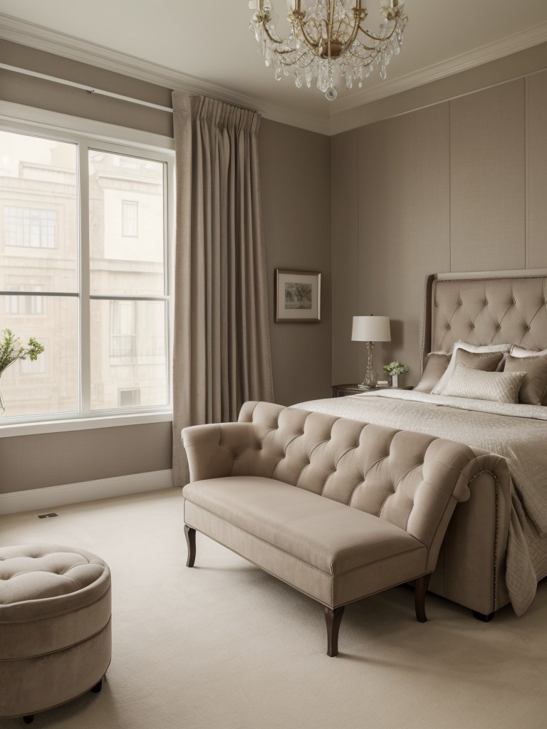 Chic Apartment: Transform Your Bedroom into a Luxurious Oasis with Taupe Decor