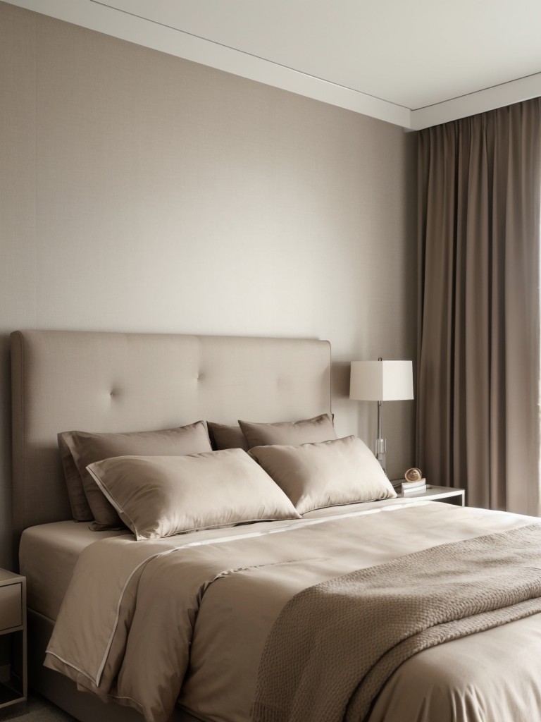 Minimalist Taupe Bedroom Design: Modern & Sleek!