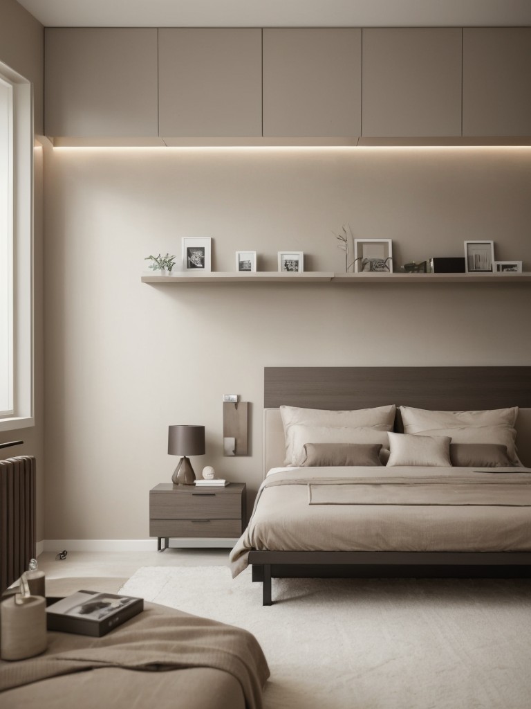 Sleek Taupe Bedroom Decor Ideas