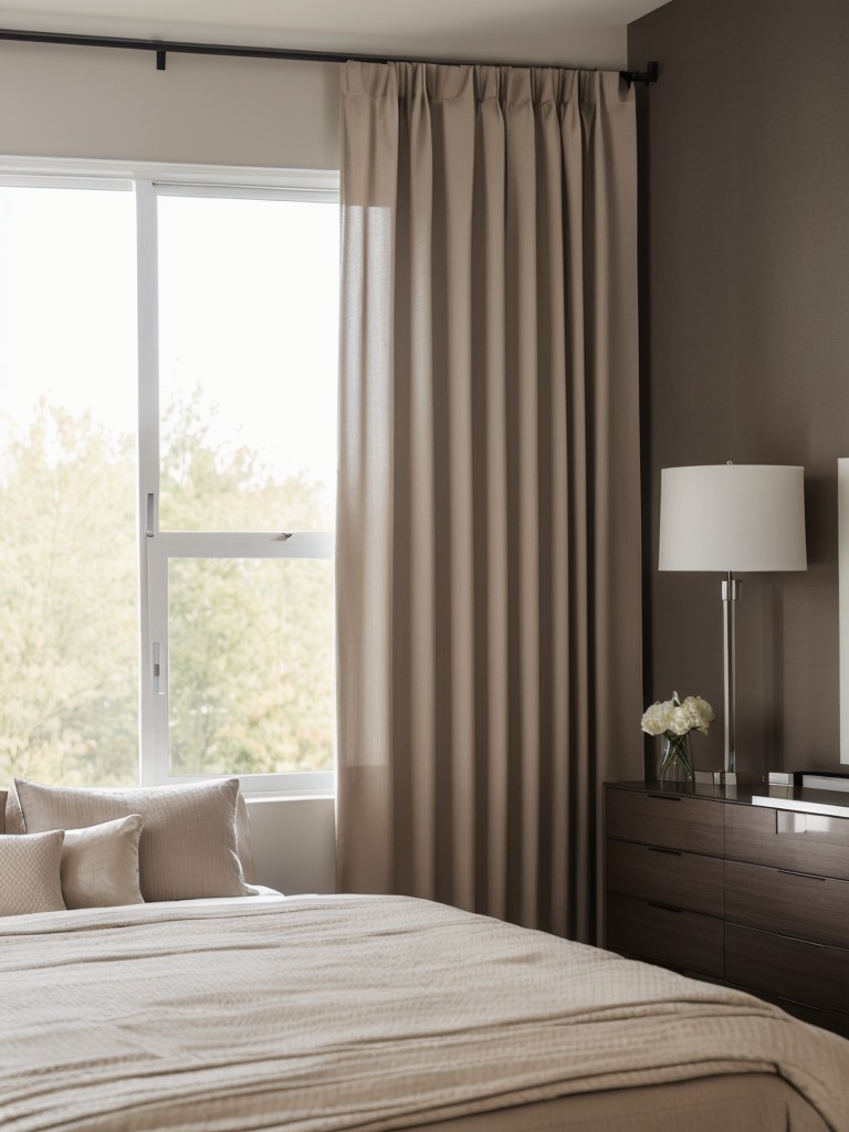 Chic Taupe Curtains for Modern Apartments