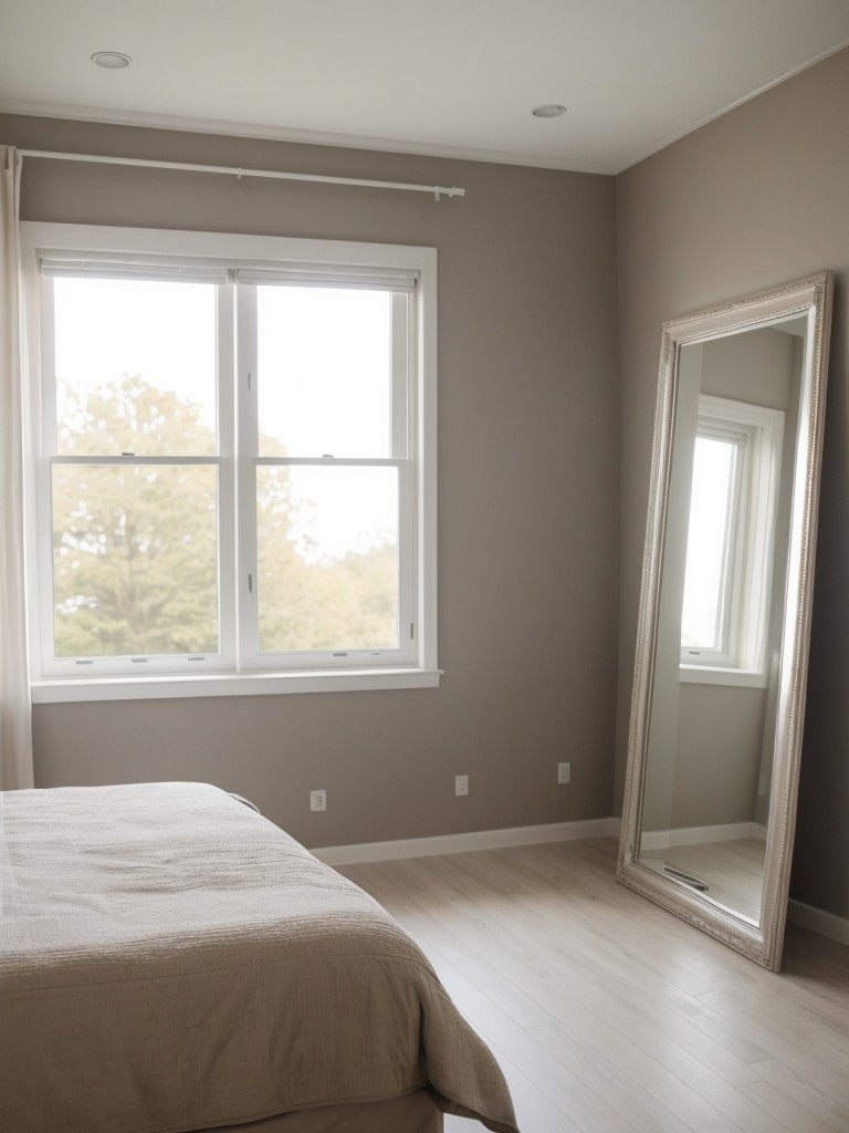 Taupe Bedroom: Reflections of Serenity