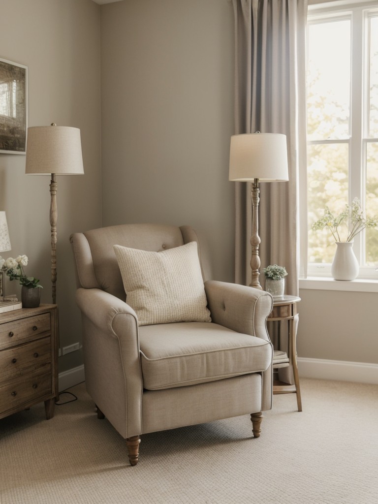 Cozy Taupe Bedroom: Create Your Dream Reading Nook!