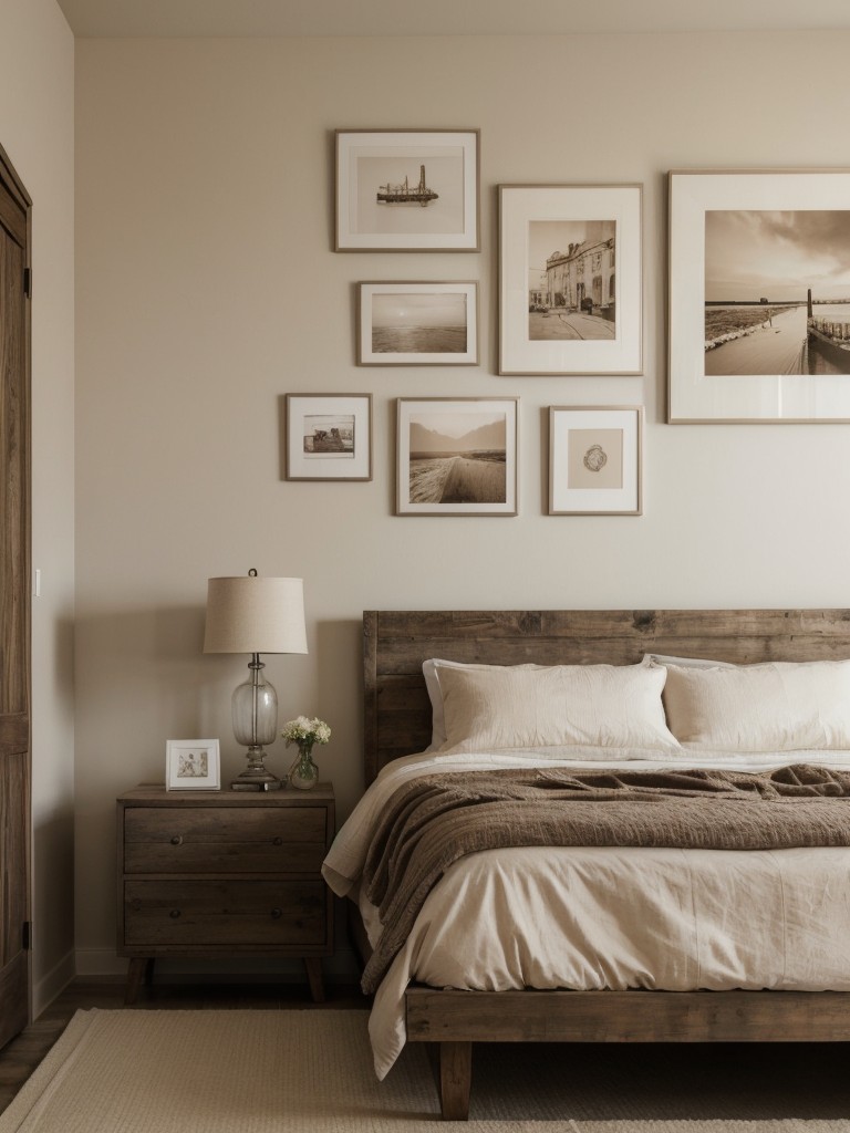 Cozy and Chic Apartment Bedroom Inspo: Create a Stunning Gallery Wall!