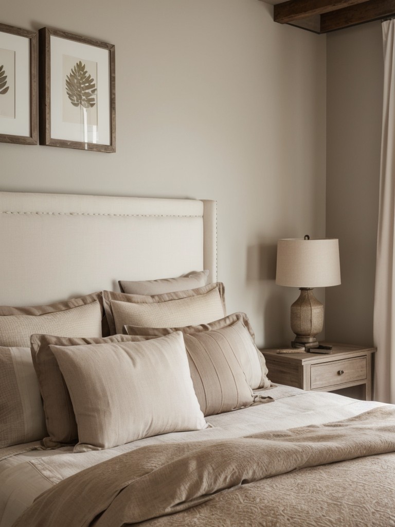 Elevate Your Apartment with Cozy Taupe Bedroom Décor.