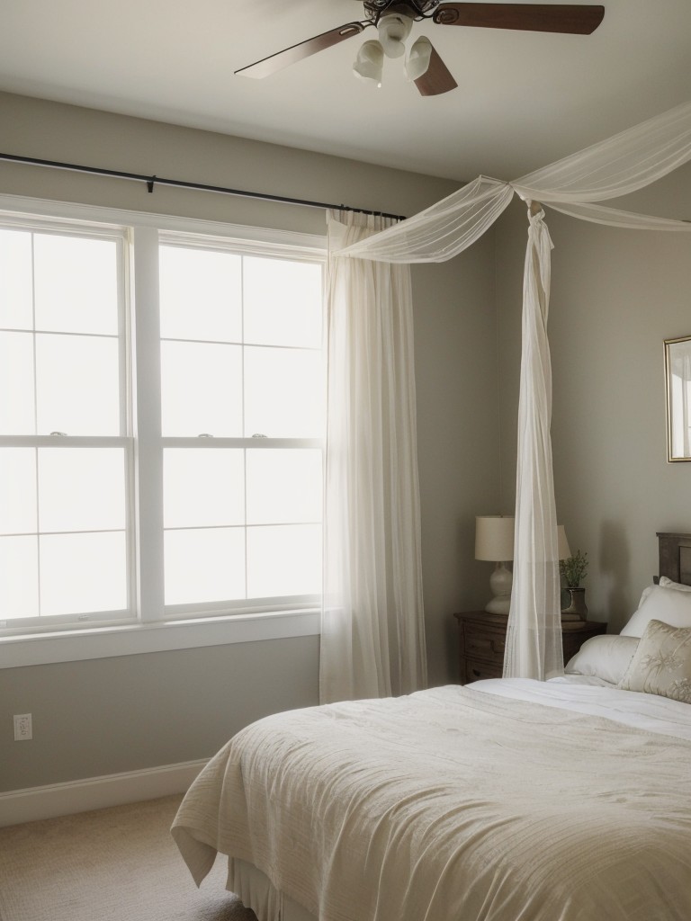 Bedroom Bliss: Sheer Curtains for a Serene Ambiance