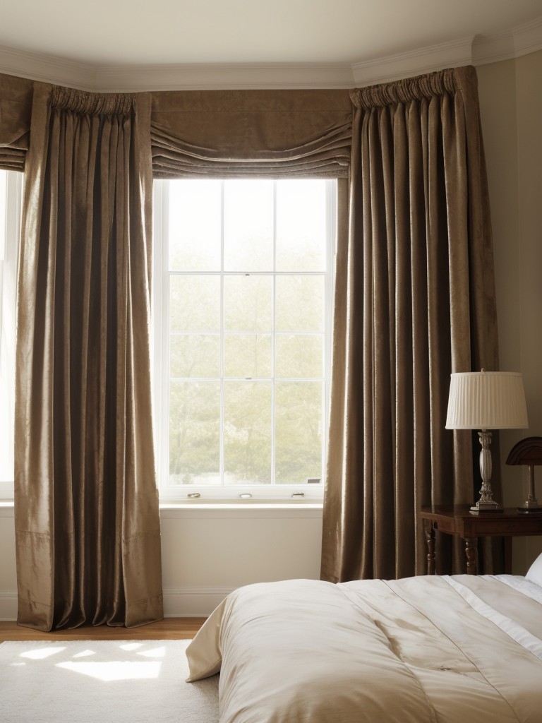 Classic Curtains and Roman Shades for a Timeless Bedroom Look