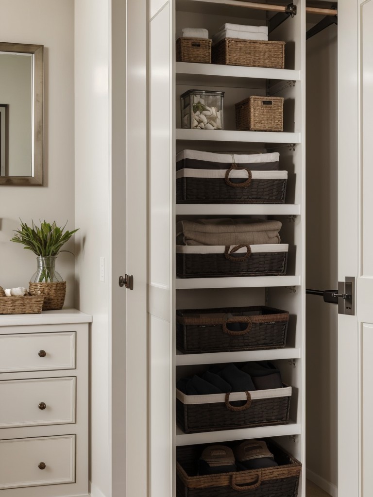 Hidden storage hacks for a stylish apartment