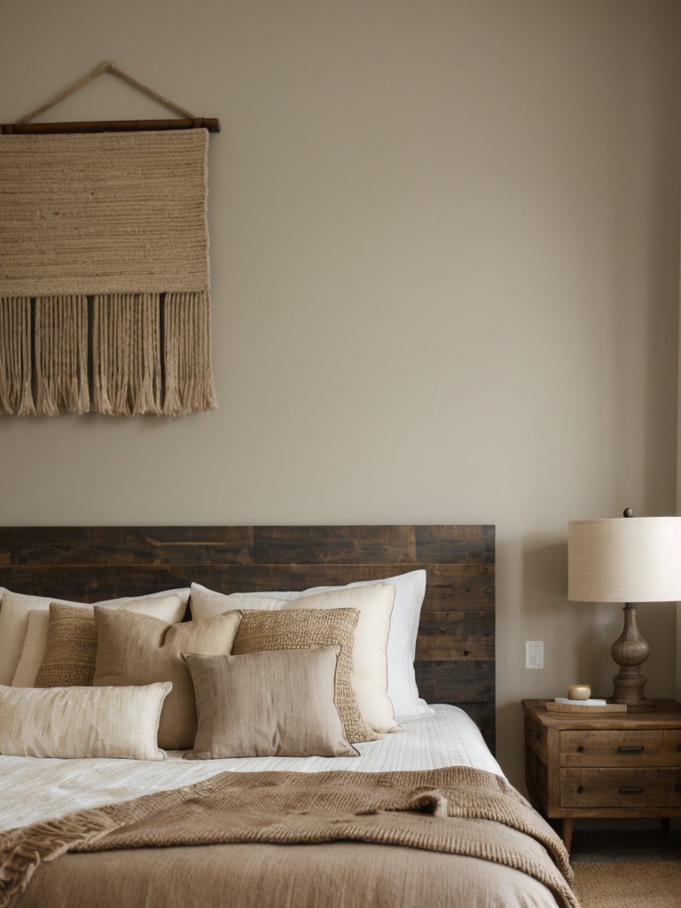 Create a Serene Taupe Bedroom with Organic Textures