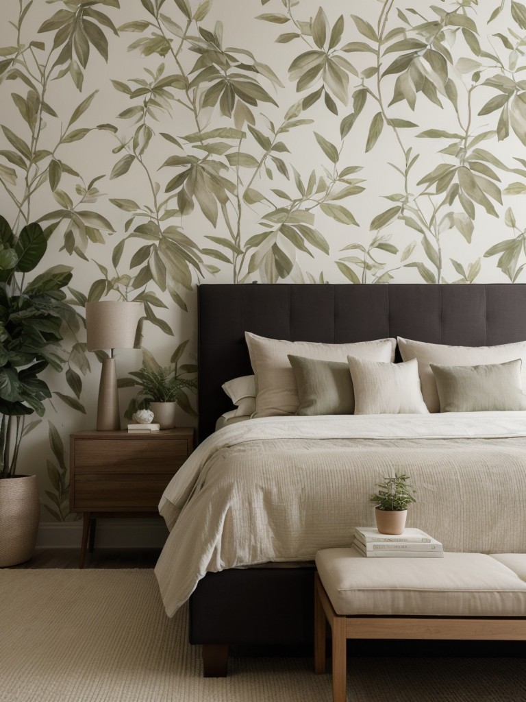 Chic Taupe Bedroom Inspo: Embrace Minimalism & Nature!