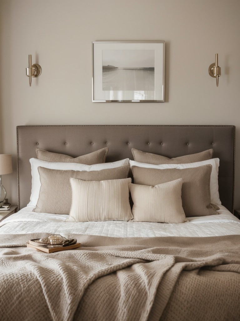 Polished Taupe Apartment Decor: Sophistication meets cozy vibes