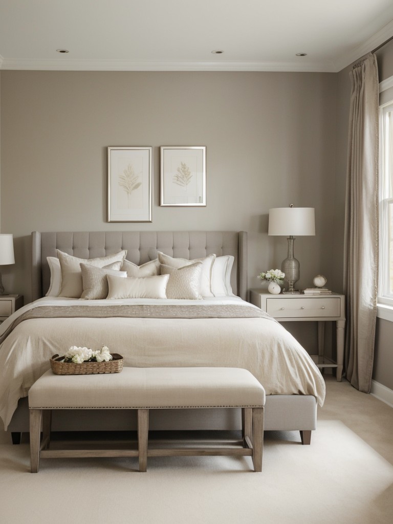 Serene Taupe Bedrooms for a Romantic Escape