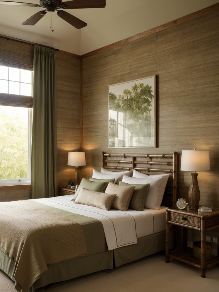 Nature-inspired Apartment Bliss: Romantic Taupe Bedrooms