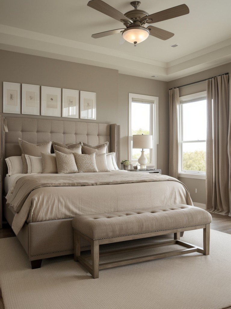 Taupe Tranquility: Stylish Apartment Bedroom Ideas