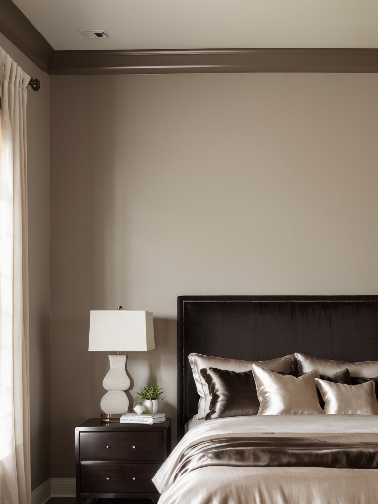 Luxe Cozy Vibes: Taupe Bedroom Decor for Serene Apartment Spaces