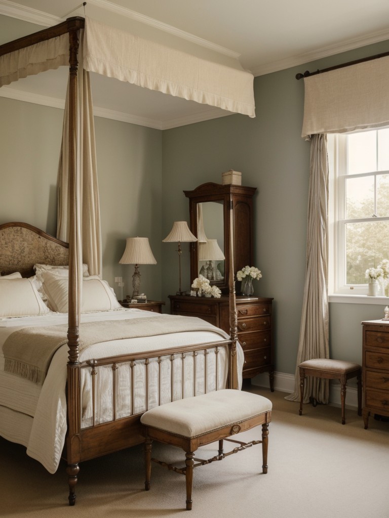 Timeless Vintage Vibes: Traditional Apartment Bedroom Decor Ideas