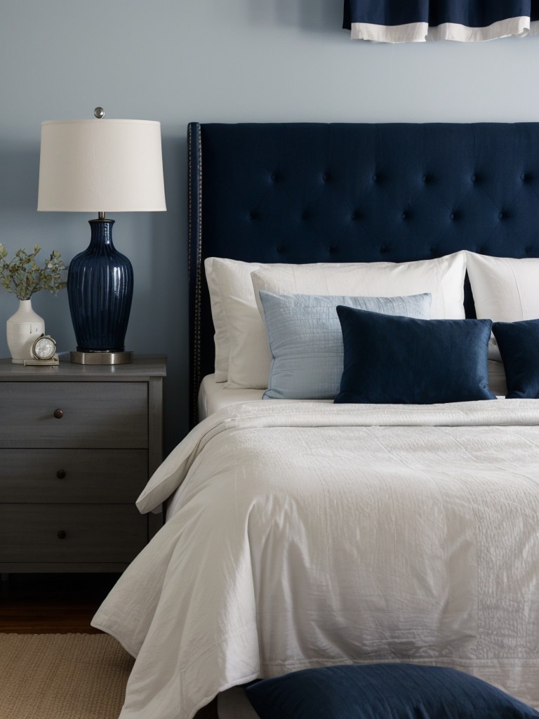 Cozy Navy Bedroom Decor: Timeless and Inviting Bliss