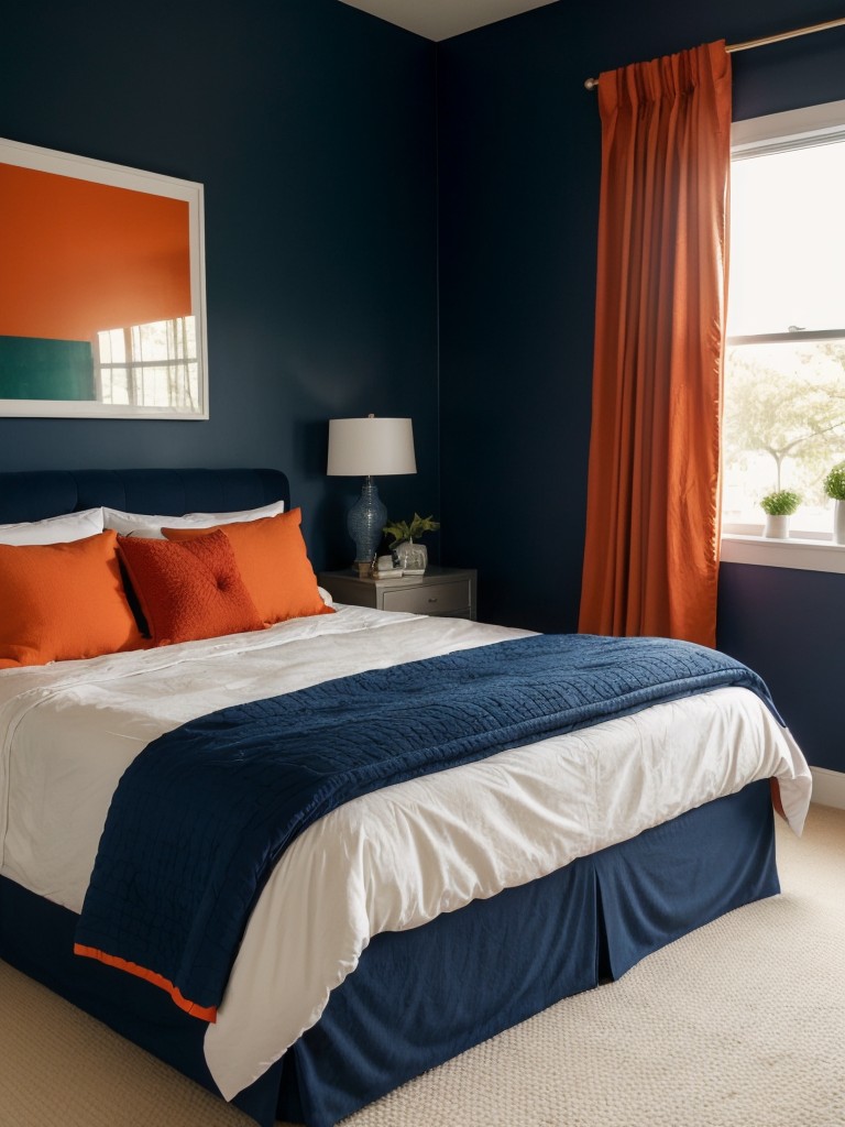 Navy Flair: Bold Bedroom Decor Ideas