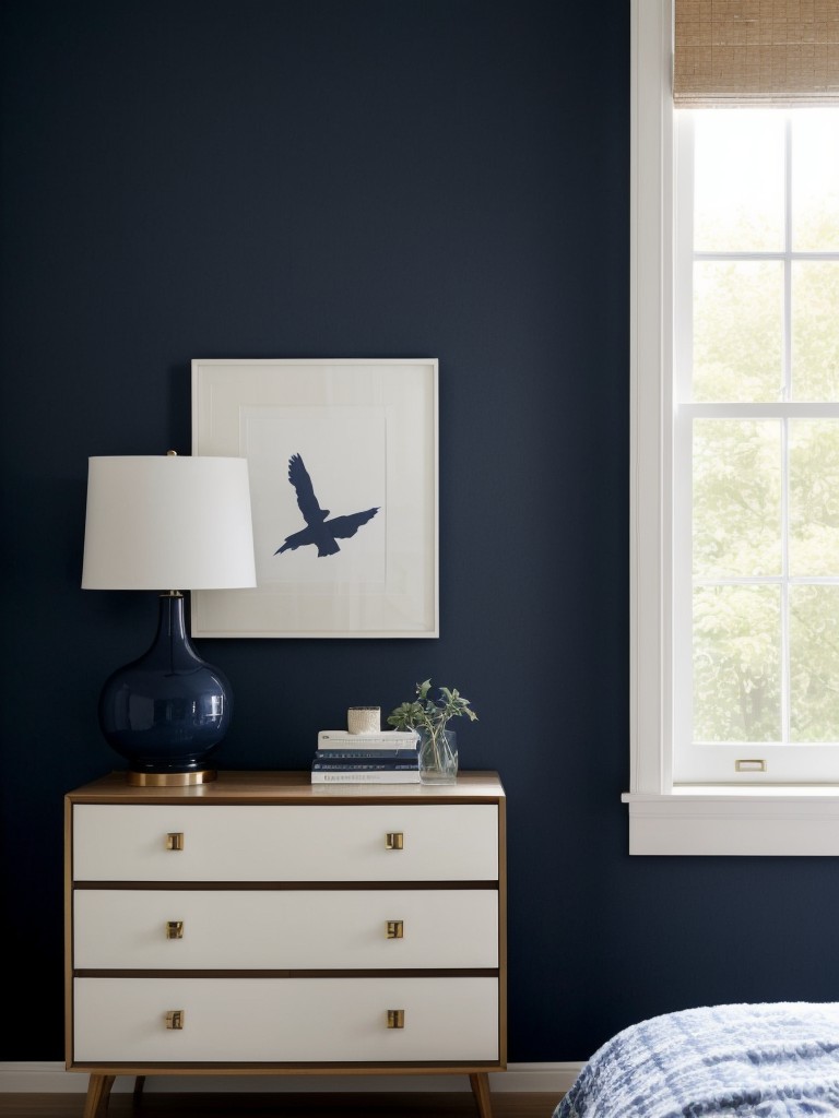 Modern Navy Bedroom: Create a Striking Look with Cozy Decor!