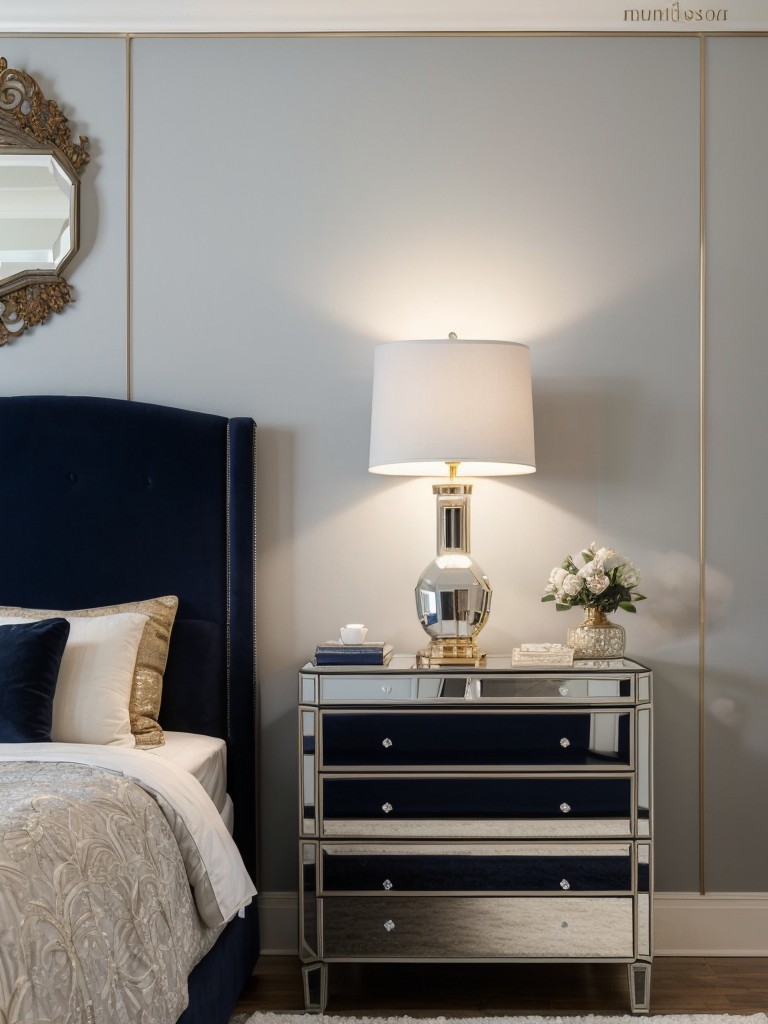 Navy Glam: Luxe Bedroom Decor Ideas