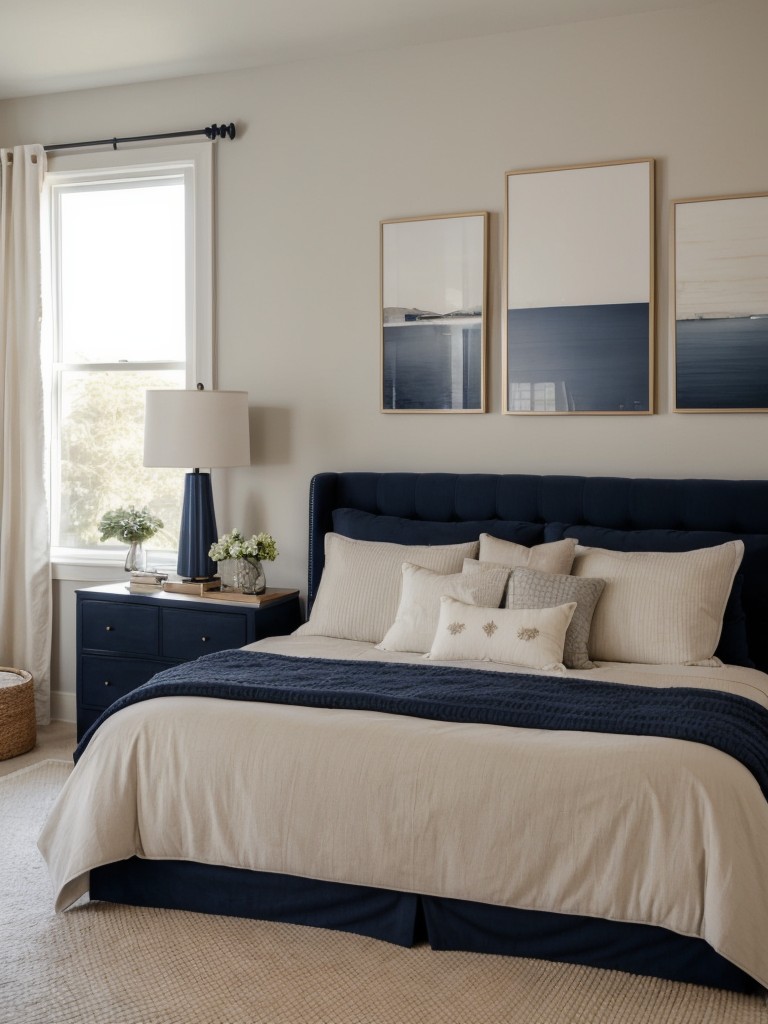 Navy Bliss: Stylish Apartment Decor Ideas