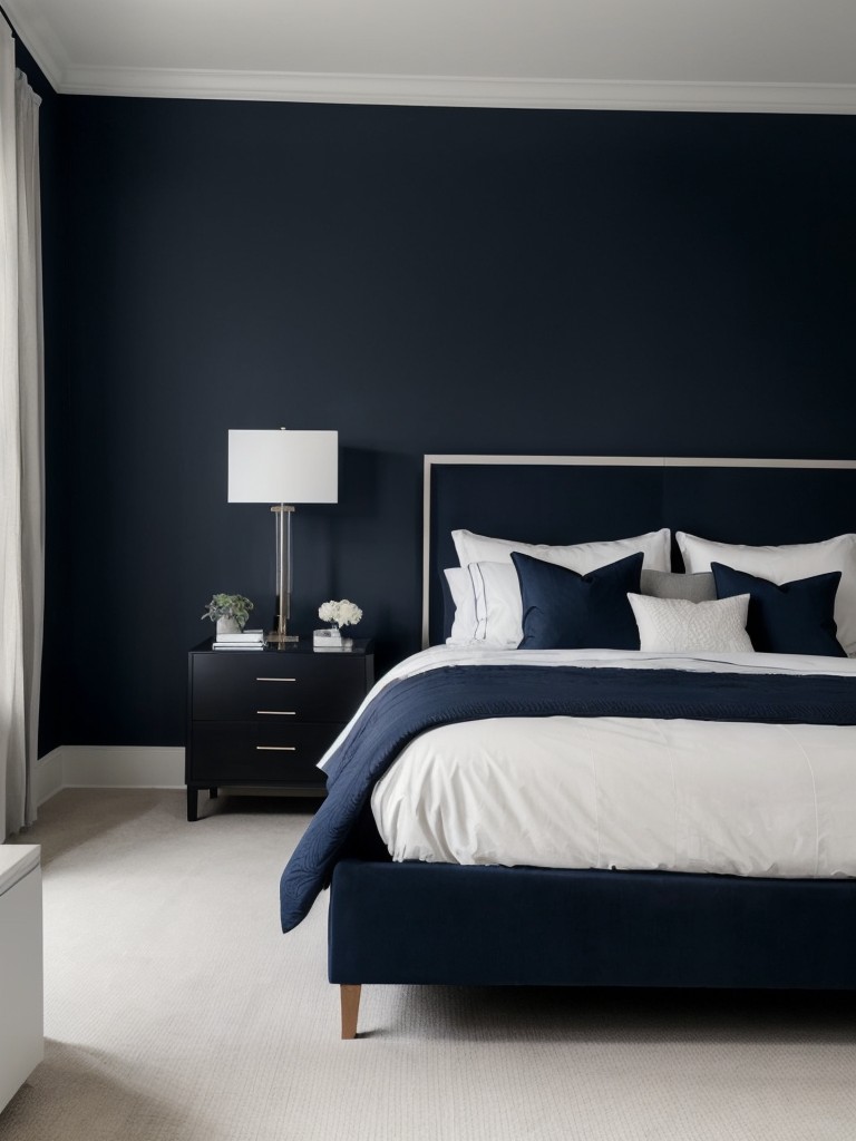 Stunning Navy Bedroom Ideas for a Stylish Apartment