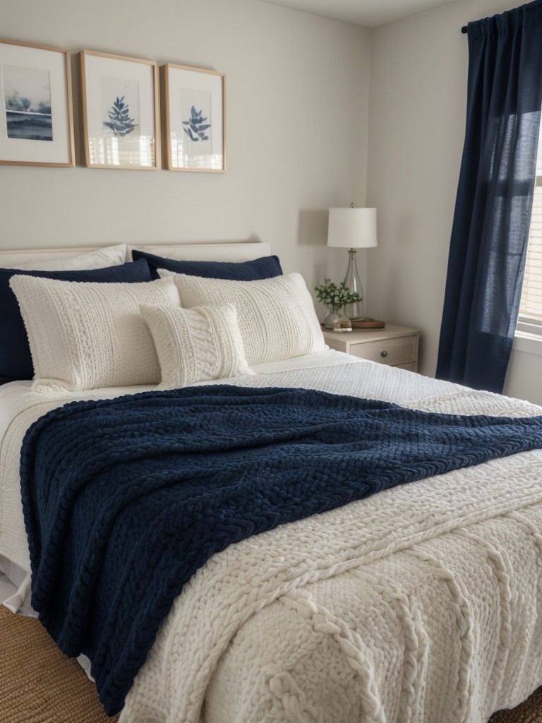 Transform Your Apartment into a Serene Navy Retreat!