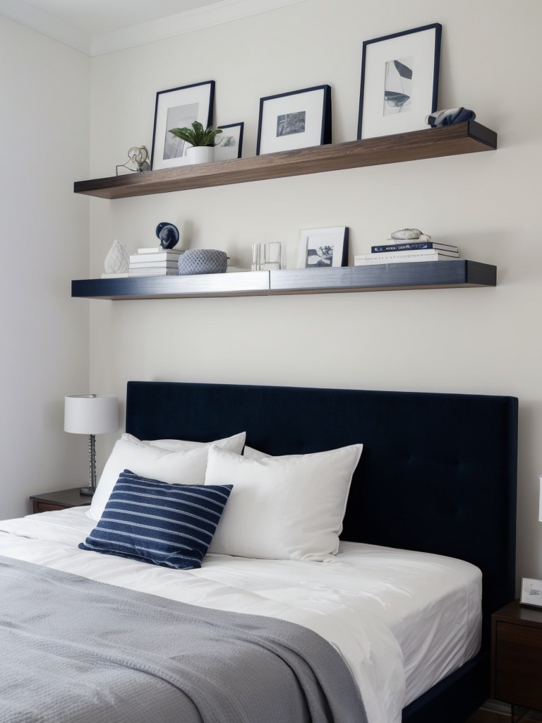 Sleek Navy Bedroom Makeover Ideas for a Contemporary Apartment