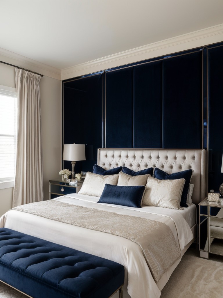 Chic Navy Bedroom Makeover Ideas for Luxe Vibes