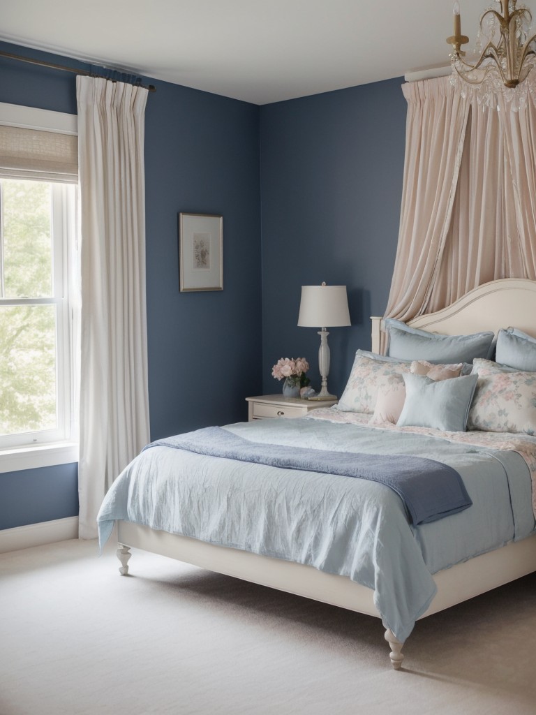 Chic Apartment Transformation: Navy Bedroom Makeover Ideas!