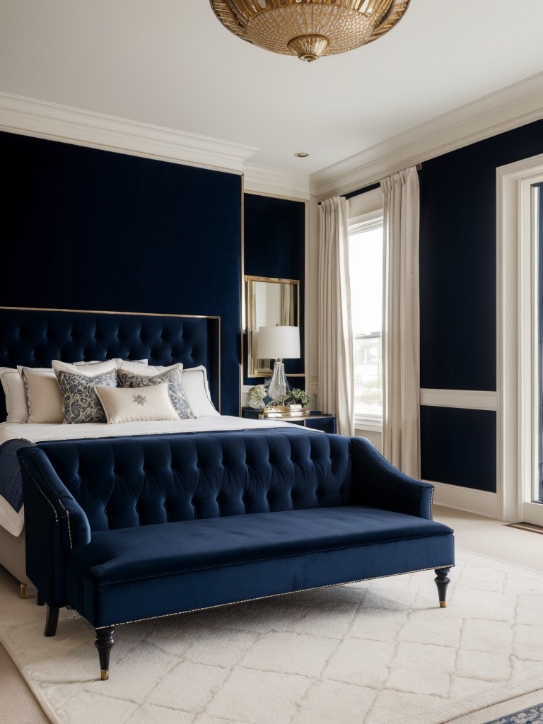 Stylish Navy Apartment Inspiration!