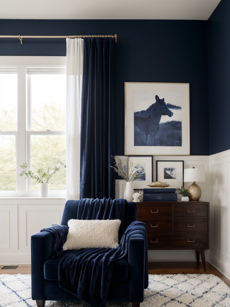 Navy Bliss: Transform Your Apartment with Stunning Decor