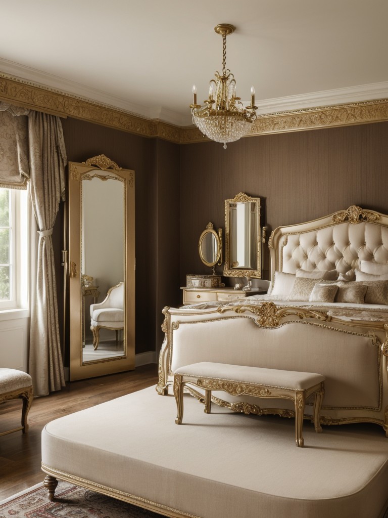 Vintage-inspired opulence for a sophisticated bedroom