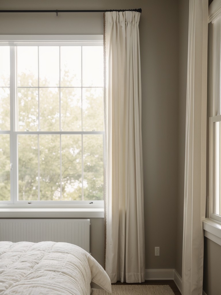 Cozy & Chic Bedroom: Embrace Natural Light & Style!