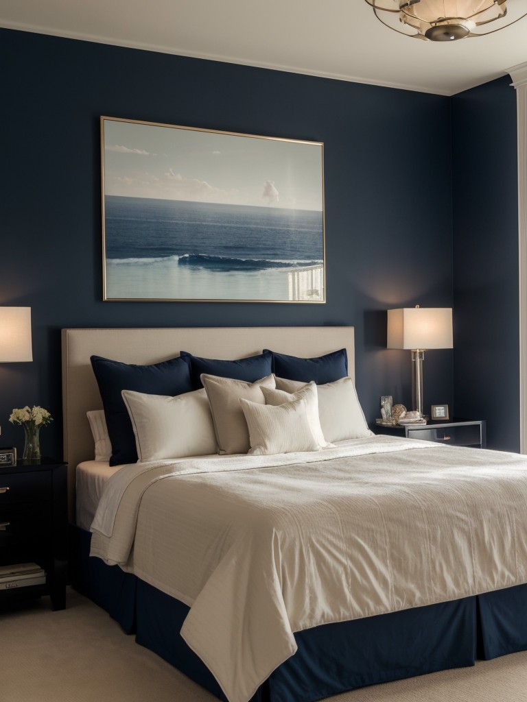 Navy Bedroom Decor: Cozy & Luxurious Apartment Vibes