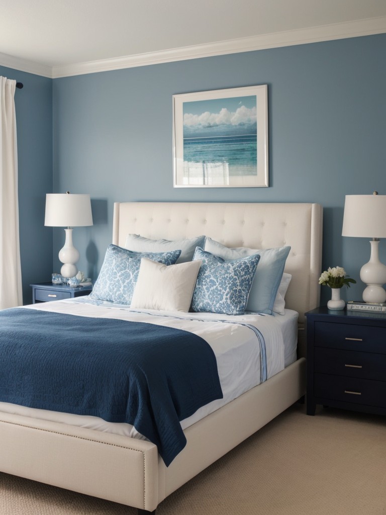 Create a Serene Ocean Retreat with Navy Apartment Decor