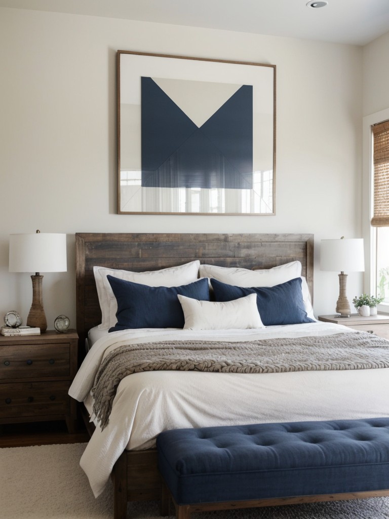 Chic Navy Bedroom: Modern Rustic Ideas for a Cozy Retreat