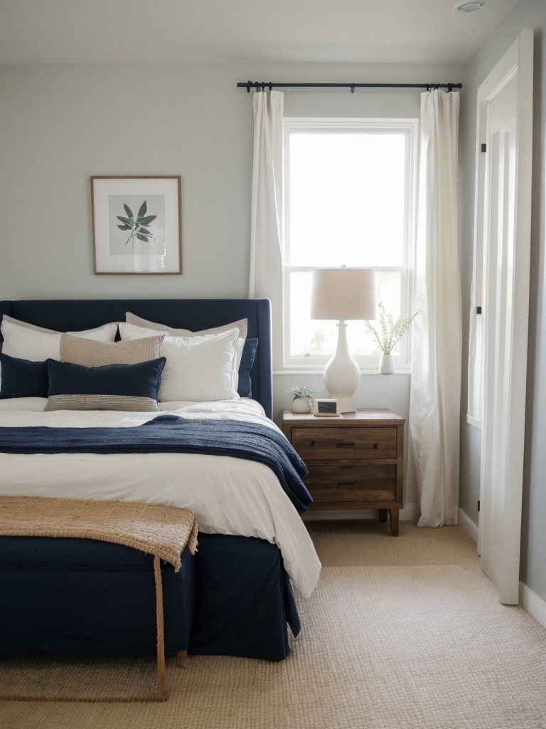 Cozy Retreat: Navy Bedroom Decor Ideas for Rustic Charm