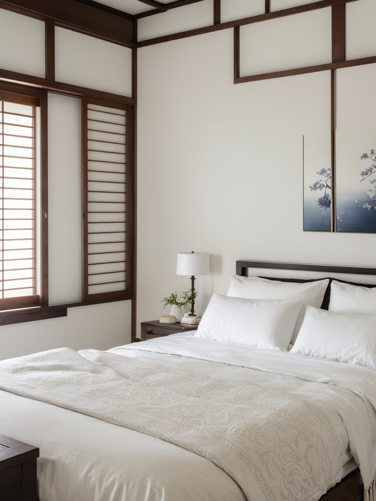 Serene & Zen: Create a Navy & White Bedroom Oasis!