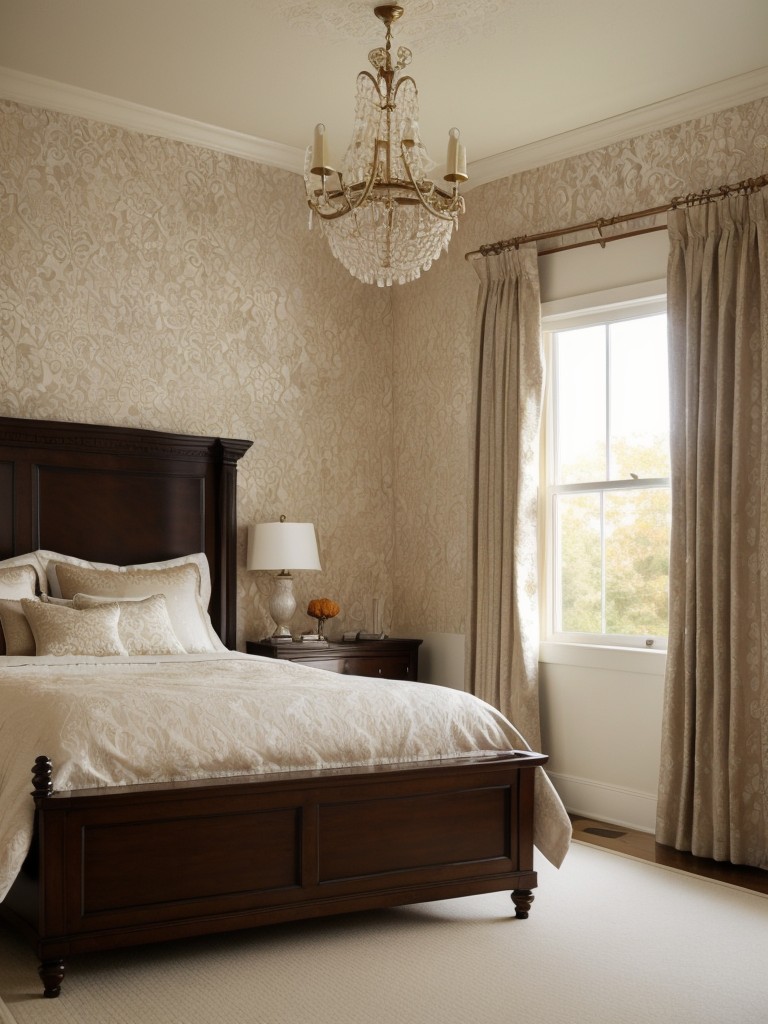 Embrace Traditional Bedroom Decor with Timeless Wallpaper Patterns!