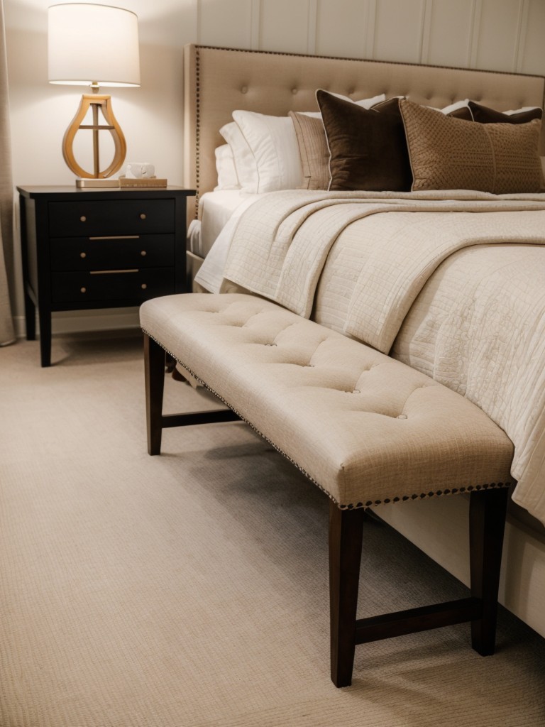 Upgrade Your Bedroom with a Luxurious Upholstered Bench!