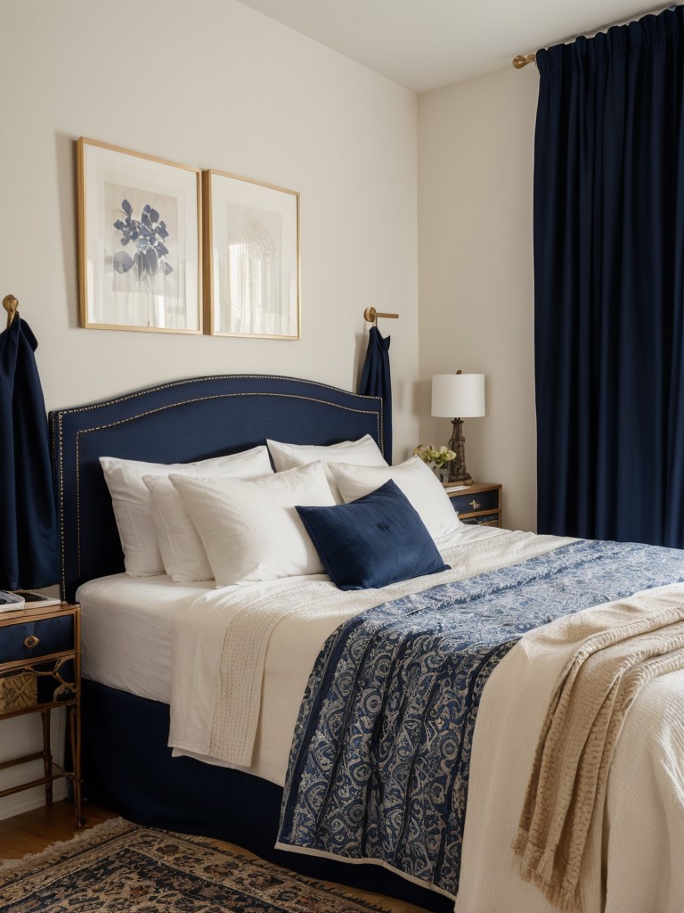 Dreamy Bohemian Navy Bedroom Decor: Create a Luxurious Retreat